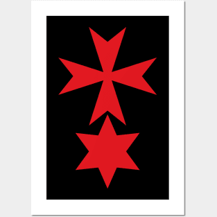 Knights Of The Cross With The Red Star Posters and Art